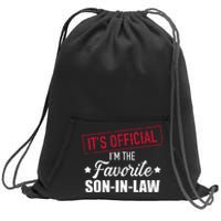 Favorite Soninlaw From Motherinlaw Or Fatherinlaw Sweatshirt Cinch Pack Bag