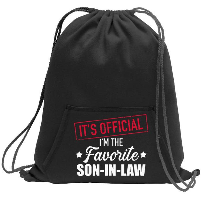 Favorite Soninlaw From Motherinlaw Or Fatherinlaw Sweatshirt Cinch Pack Bag