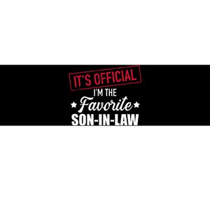 Favorite Soninlaw From Motherinlaw Or Fatherinlaw Bumper Sticker