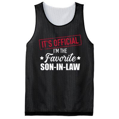 Favorite Soninlaw From Motherinlaw Or Fatherinlaw Mesh Reversible Basketball Jersey Tank