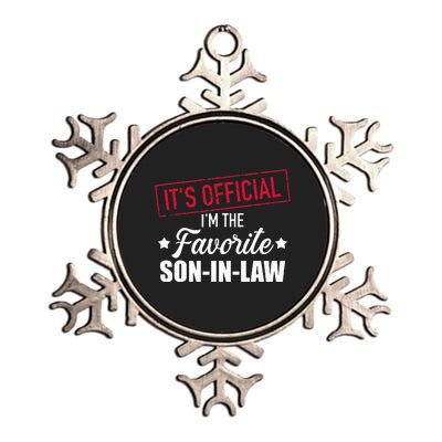 Favorite Soninlaw From Motherinlaw Or Fatherinlaw Metallic Star Ornament