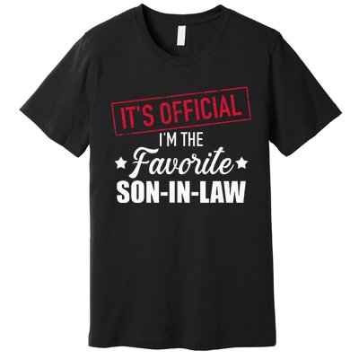 Favorite Soninlaw From Motherinlaw Or Fatherinlaw Premium T-Shirt