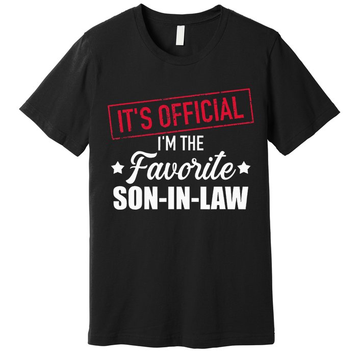 Favorite Soninlaw From Motherinlaw Or Fatherinlaw Premium T-Shirt