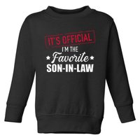 Favorite Soninlaw From Motherinlaw Or Fatherinlaw Toddler Sweatshirt