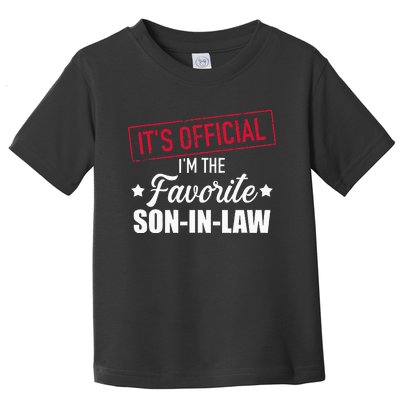 Favorite Soninlaw From Motherinlaw Or Fatherinlaw Toddler T-Shirt