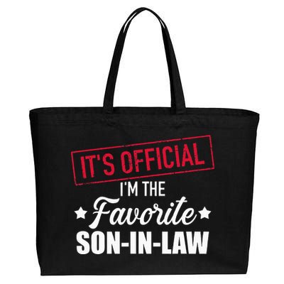 Favorite Soninlaw From Motherinlaw Or Fatherinlaw Cotton Canvas Jumbo Tote