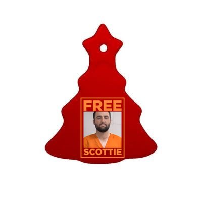 Free Scottie Free Scottie Scheffler Ceramic Tree Ornament