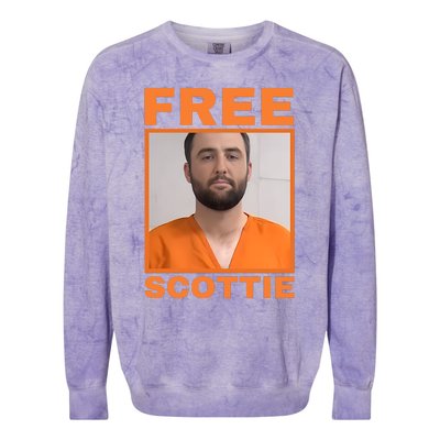 Free Scottie Free Scottie Scheffler Colorblast Crewneck Sweatshirt