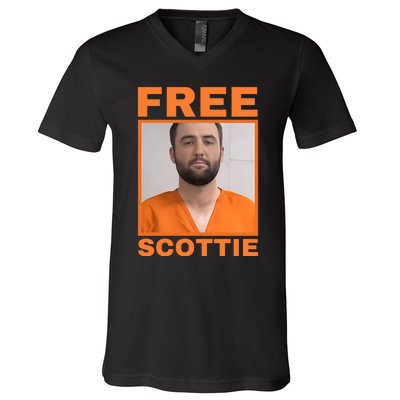 Free Scottie Free Scottie Scheffler V-Neck T-Shirt