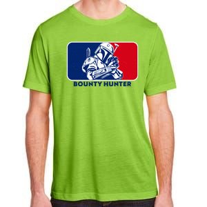 Funny Sci Fi Bounty Hunter Sports Logo Adult ChromaSoft Performance T-Shirt