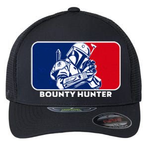 Funny Sci Fi Bounty Hunter Sports Logo Flexfit Unipanel Trucker Cap