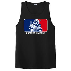 Funny Sci Fi Bounty Hunter Sports Logo PosiCharge Competitor Tank