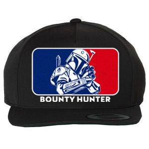 Funny Sci Fi Bounty Hunter Sports Logo Wool Snapback Cap