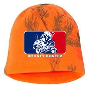 Funny Sci Fi Bounty Hunter Sports Logo Kati - Camo Knit Beanie