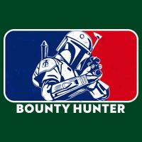 Funny Sci Fi Bounty Hunter Sports Logo Performance Shirt