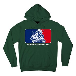 Funny Sci Fi Bounty Hunter Sports Logo Hoodie