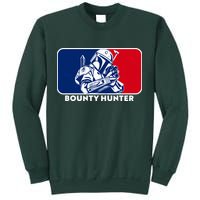 Funny Sci Fi Bounty Hunter Sports Logo Sweatshirt
