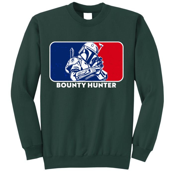 Funny Sci Fi Bounty Hunter Sports Logo Sweatshirt