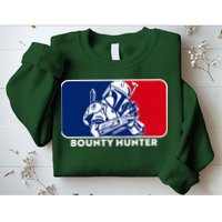 Funny Sci Fi Bounty Hunter Sports Logo Sweatshirt