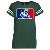 Funny Sci Fi Bounty Hunter Sports Logo Enza Ladies Jersey Football T-Shirt