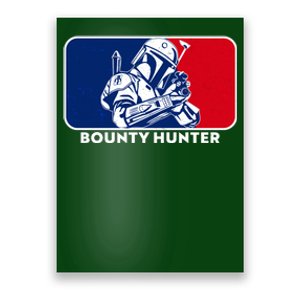 Funny Sci Fi Bounty Hunter Sports Logo Poster