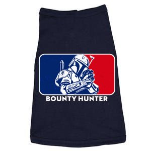 Funny Sci Fi Bounty Hunter Sports Logo Doggie Tank