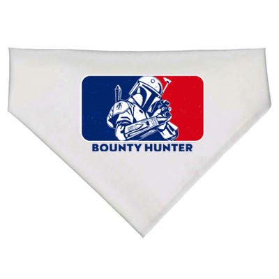 Funny Sci Fi Bounty Hunter Sports Logo USA-Made Doggie Bandana