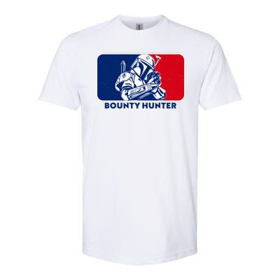 Funny Sci Fi Bounty Hunter Sports Logo Softstyle CVC T-Shirt