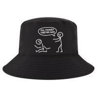 Funny Stick Figure Joke Pull Yourself Together Man Cool Comfort Performance Bucket Hat
