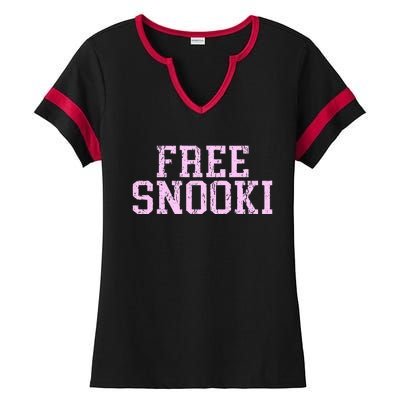 Free Snooki Ladies Halftime Notch Neck Tee