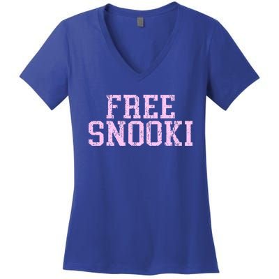 Free Snooki Women's V-Neck T-Shirt