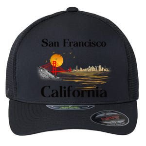 Funny San Francisco California Souvenirs Flexfit Unipanel Trucker Cap