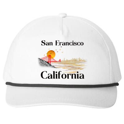 Funny San Francisco California Souvenirs Snapback Five-Panel Rope Hat