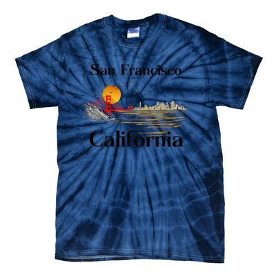 Funny San Francisco California Souvenirs Tie-Dye T-Shirt