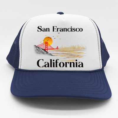 Funny San Francisco California Souvenirs Trucker Hat