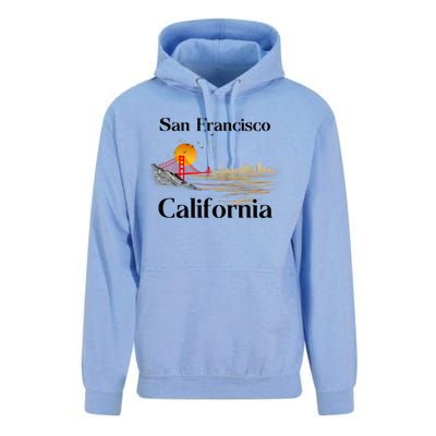 Funny San Francisco California Souvenirs Unisex Surf Hoodie