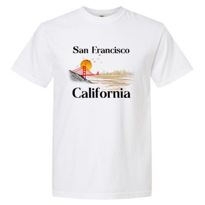 Funny San Francisco California Souvenirs Garment-Dyed Heavyweight T-Shirt