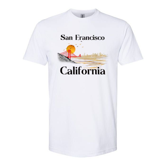 Funny San Francisco California Souvenirs Softstyle® CVC T-Shirt