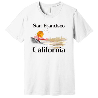 Funny San Francisco California Souvenirs Premium T-Shirt