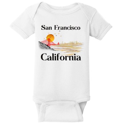 Funny San Francisco California Souvenirs Baby Bodysuit