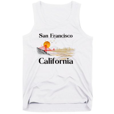 Funny San Francisco California Souvenirs Tank Top