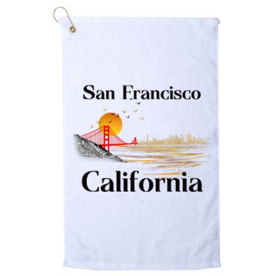 Funny San Francisco California Souvenirs Platinum Collection Golf Towel