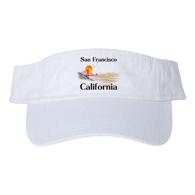 Funny San Francisco California Souvenirs Valucap Bio-Washed Visor