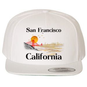 Funny San Francisco California Souvenirs Wool Snapback Cap