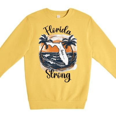 Florida Strong Florida Southeastern Gift Premium Crewneck Sweatshirt