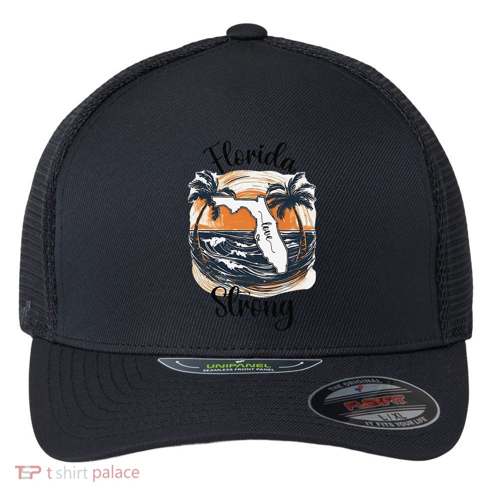 Florida Strong Florida Southeastern Gift Flexfit Unipanel Trucker Cap