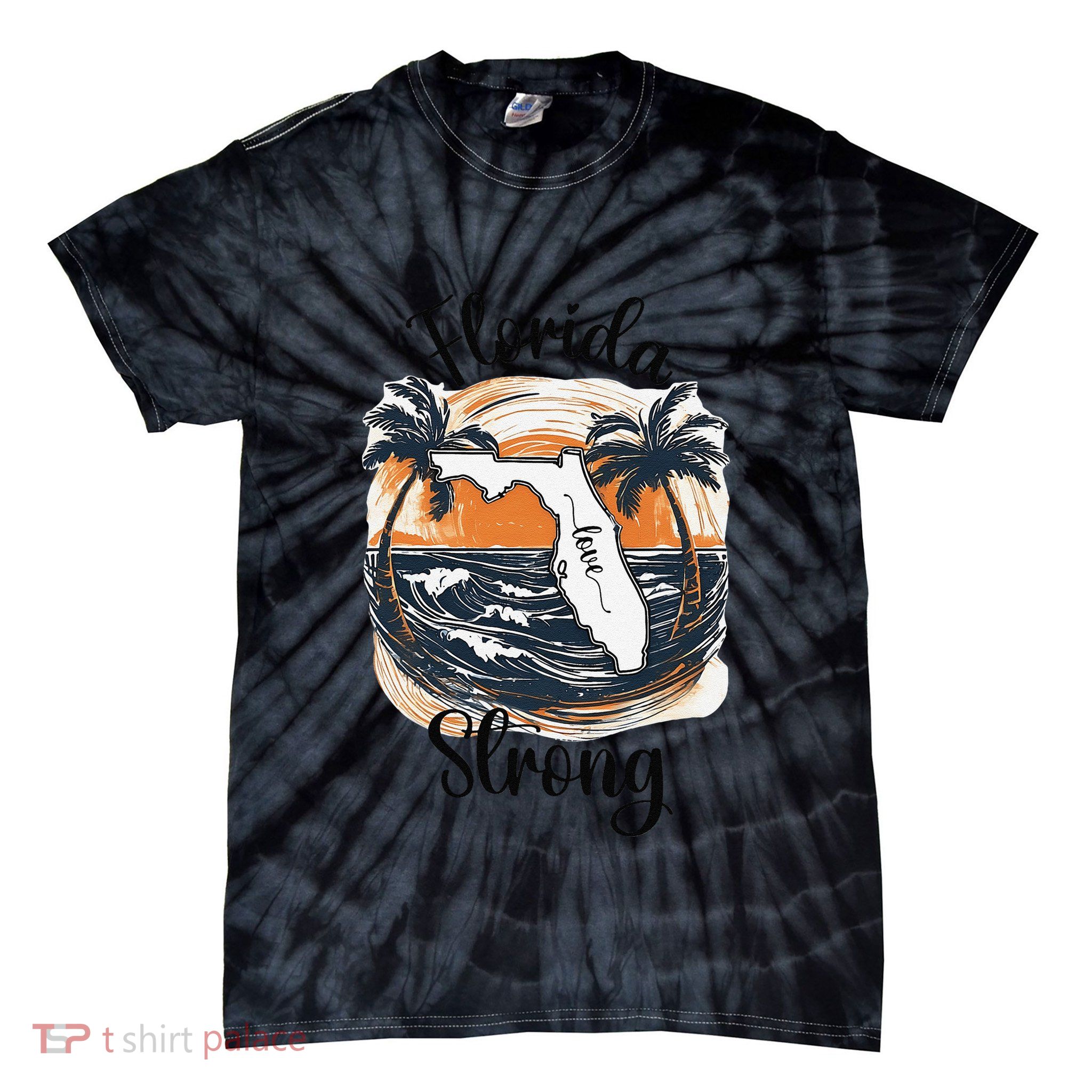 Florida Strong Florida Southeastern Gift Tie-Dye T-Shirt