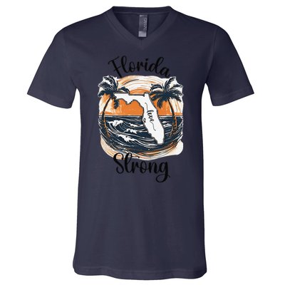 Florida Strong Florida Southeastern Gift V-Neck T-Shirt