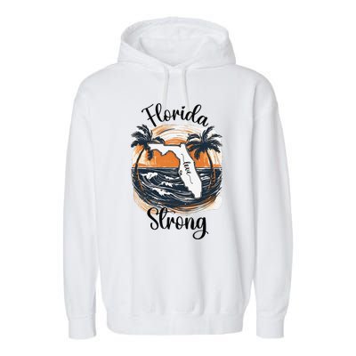 Florida Strong Florida Southeastern Gift Garment-Dyed Fleece Hoodie