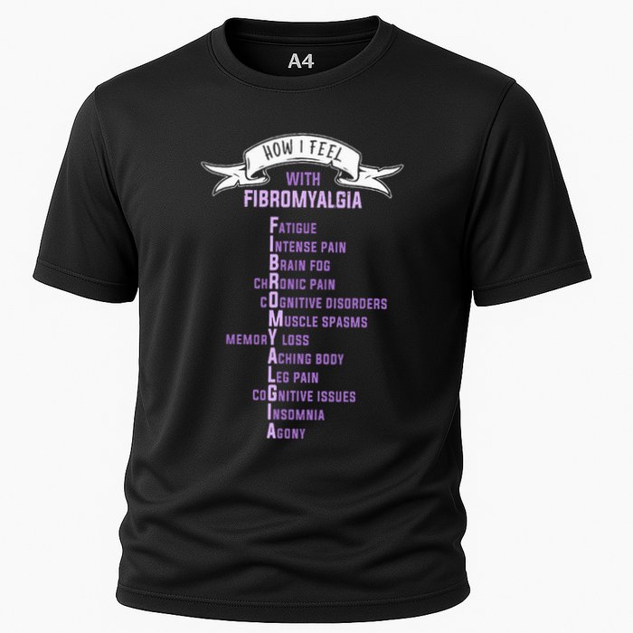 Fibromyalgia Spoonie & Fibro Awareness This Is My Flare Day Cooling Performance Crew T-Shirt